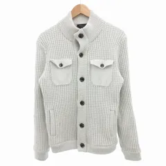 エポカ ウォモ EPOCA UOMO ニットジャケット ブルゾン ハイネック 48 XL グレー /GVのサムネイル