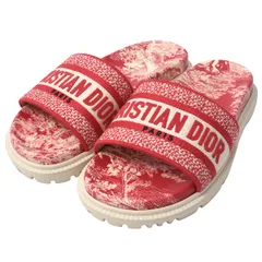 【良品】Christian Dior ディオール　サンダル　ミュール　❤︎ 直営店買付Dior 新作 スライド サンダル ヒールミュール (Dior