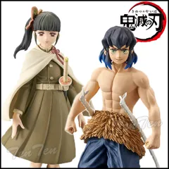 鬼滅の刃 フィギュア 絆ノ装 捌ノ型 栗花落カナヲ ＆ 嘴平 伊之助 (素顔) 全2種セット きめつのやいば 鬼滅の刃 グッズ 【新品・未開封・レア品】