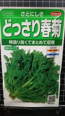 どっさり 春菊 さとにしき シュンギク 種 ３袋セット