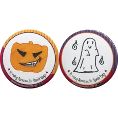 【中古】バッジ・ピンズ(女性) [単品] 加賀楓(モーニング娘。’18) メンバー直筆イラストプリント缶バッジ(2個組) 「“Happy Halloween 2018”グッズセット」 Hello! Projectオフィシャルショップ予約限定 同梱品