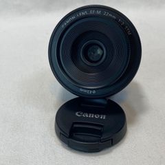 【美品】Canon/EF-M/22mm/F2/STM/単焦点レンズ/キャップ付き/No.2066