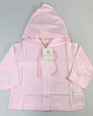 新品未使用 タグ付き yumi katsura 桂由美 長袖 パーカー 薄手 ピンク サイズ 80 90 綿100％ 日本製 日除け 羽織り