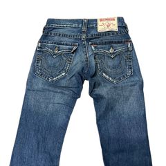 00s y2k TRUE RELIGION JOEY フレアデニム　USA io io着用