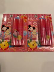 ロート製薬　リップベビーフルーツ　ピーチピンク　ほんのり色づく　4.5g × 2個入り　メンソレータムリップケア　2個