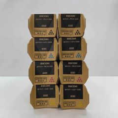 RICOHトナーC6003 4色セット×2 リコー（RICOH） 純正トナー C6003 ブラック 600244 1個 - アスクル
