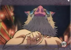 【中古】クリアファイル 嘴平伊之助 名場面レイヤードA4クリアファイル 「鬼滅の刃 遊郭編×ufotable DINING 第1期」 お楽しみくじ景品