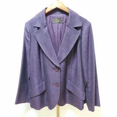 レリアン テーラード ジャケット 9 紫 パープル 春秋 未使用に近い DMW 