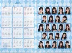 【中古】クリアファイル(女性アイドル) [単品]チームB チーム別オリジナルダブルクリアファイル(A5) AKB48 2015年度卓上カレンダー同梱品