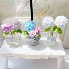 #548 ミニチュア　紫陽花セット　＊⑭