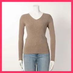 ★スタッフおすすめ★【 Light】Vネックリブニット  ◇マネキンサイズ／9号：肩幅40 バスト81 ウエスト62  上品　おすすめ おしゃれ　★売れ筋★　人気 高見え　高級感