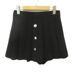 ザラ ZARA ショートパンツ キュロット スカパン XS 黒 ブラック