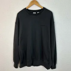 Levi's リーバイス スウェット トレーナー ワンポイントロゴ チャコールブラック XLサイズ メンズ 古着 アメカジ ストリート