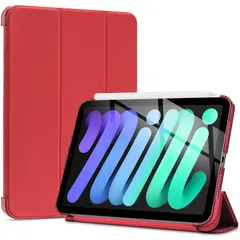 新品 ProCase iPad Mini A17 Pro 第7世代 2024 Mini6 ケース 2021 8.3インチ、スリム 三つ折りスタンド ハードバックカバー、適用機種：iPad Mini A17 Pro 第7世代 2024、Mini 6世代 2021