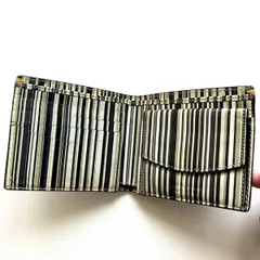 ポールスミス　Paul Smith 二つ折り財布　マルチストライプ