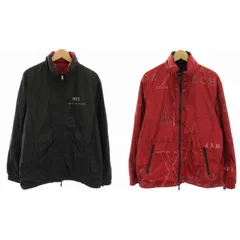 アルマーニエクスチェンジ A/X ARMANI EXCHANGE リバーシブルジャケット ナイロンジャケット アウター ロゴプリント L 黒 ブラック 赤 レッド /YTのサムネイル
