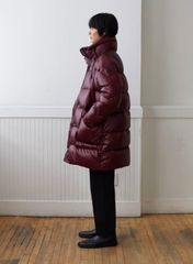 美品【WOOLRICH ウールリッチ】 ダウンジャケット　ボルドー　レディース　 収納袋付き