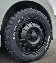 アトレー ハイゼット エブリィ 新商品 要リフトアップ&加工 軽トラ 軽バン MUDSTAR Radial MT 165/65R14 14インチ noel BountyCollectionのサムネイル