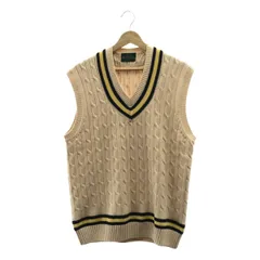 Alan Paine / アランペイン | Cricket Knit Vest クリケット ニットベスト | 50 | ベージュ | メンズ
