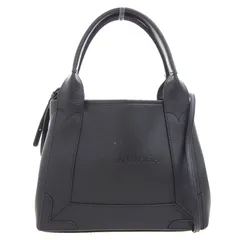BALENCIAGA バレンシアガ ネイビーカバスXS ブラック キャンバス