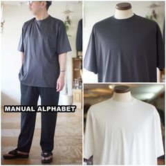 MANUAL ALPHABET マニュアルアルファベット MA-C-253 スムースワイドTシャツ　カットソー