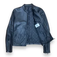 d*3様 美品　TAKEO KIKUCHI(タケオキクチ)レザーシングルライダー セール】 【WEB限定】シンセティックレザーシングルライダース