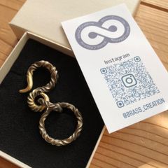 brass 3D key hook “duck” キーフック キーリング キーホルダー　お買い得品