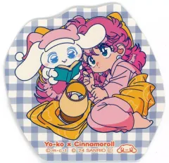 【中古】シール・ステッカー Yo-ko×Cinnamoroll(シナモロール)(C) ステッカー 「胸きゅん展×サンリオキャラクターズ」