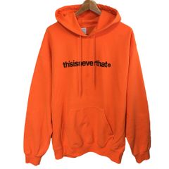 thisisneverthat ネバザ パーカー フーディー オレンジ L - メルカリ