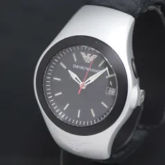 QZ エンポリオアルマーニ AR-1105 黒文字盤 デイト レディース腕時計 2000000 NSK KRK