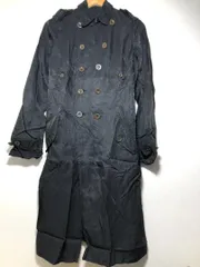 WORKSHOP 【希少 美品】レザートレンチコート 黒 ヨウジヤマモト メンズ WORKSHOP 【希少 美品】レザートレンチコート 黒 ヨウジヤマモト