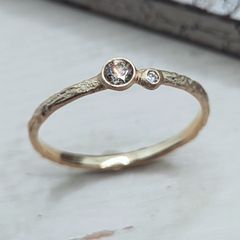 noguchi BIJOUX ノグチビジュー K14 ダイヤモンド リング - メルカリ