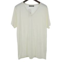ポテンザ/POTENZA Potenza Vneck Tee シルク コットン Vネック Tシャツ ホワイト  サイズ メンズFのサムネイル