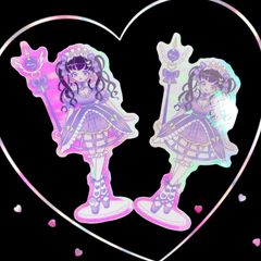 魔法少女 オーロラステッカーset