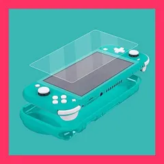 ★スタッフおすすめ！売れ筋★switch liteカバー スイッチライト ケース TPU素材 一体式 全面保護 耐衝撃 特殊ハンドル 薄型軽量 着脱簡単 防水防塵 頑丈 スタンド機能 スティックカバー4つ 液晶保護フィルム1枚付き 6点セッ