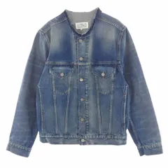 【美品】メゾンマルジェラ☆24AW ノーカラーデニム ジャケット メゾン マルジェラ - ノーカラー デニム ジャケット | HBX
