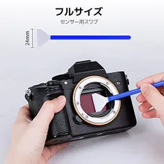 K&F Concept センサークリーニング フルサイズセンサー用スワブ 20本入り 24mm クリーニング綿棒 センサー専用 クリーニングスティック メンテナンス用品 お手入れ 掃除用品 一眼レフカメラ対応