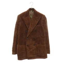 GUCCI (グッチ) ベルベット コーデュロイ ダブル 3B ジャケット ブラウン 705291 ZAJYGのサムネイル
