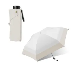 【新着商品】Dlin 日傘 uvカット 遮光 折り畳み 折りたたみ傘 ポケット傘 180g軽い傘 バイカラー 日傘兼用雨傘 レディース 男女兼用 晴雨兼用 超軽量 UV 1