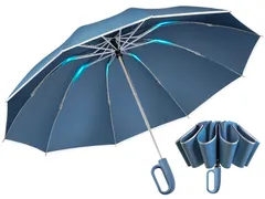 折りたたみ傘 ワンタッチ自動開閉 【10本骨・高密度310T生地・逆戻り防止安全設計】 折り畳み傘 大きいサイズ 逆折り畳み傘 風に強い テフロン加工 耐風撥水 丈夫耐久 日傘 遮光遮熱 UVカット 晴雨兼用傘 梅雨対策 台風対応 豪雨対応 メンズ レディース