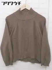 ◇ SENSE OF PLACE by URBAN RESEARCH アーバンリサーチ ハイネック 長袖 ニット セーター サイズF ブラウン系 レディース  【中古】 【1112280001093】