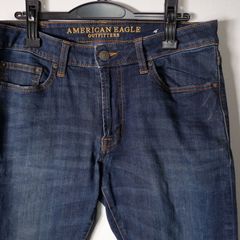 アメリカンイーグル デニムパンツ ジーンズ メンズ W31 スリム ズボン ボトムス 古着