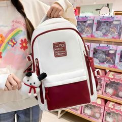 **2025年新作 キャンパス用 大容量 バックパック - 防水・耐磨性に優れた実用的なデザイン**