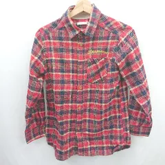 ◇ Θ EDWIN エドウィン 柄入り 長袖 長袖シャツ サイズ160 レッド系 キッズ 子供服 E  【1507250002055】のサムネイル