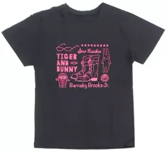 【中古】衣類 バーナビー・ブルックスJr. アイコンTシャツ ブラック レディースMサイズ 「TIGER＆BUNNY」