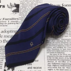 Dior 美品 微光沢 ネクタイ フランス製 シルク100% 斜めストライプ レジメンタル ミックス I-006975 ゆうパケット