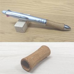 ドクターグリップ 4+1　木軸　４１A　オーク　（茶色系）　カスタム　木製　木軸　木軸ペン