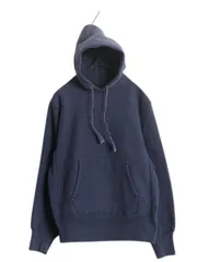 【お得なクーポン配布中!】 80s USA製 ★ チャンピオン リバースウィーブ スウェット パーカー メンズ S / ヴィンテージ トリコタグ 目無し 無地 トレーナー フード 紺