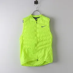 美品 メンズ ナイキ NIKE ランニング ダウンベスト  M/ネオンイエロー 上着 スポーツウェア【2400013826792】のサムネイル