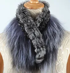 最終お値下げ！チンチラグレーマフラー 2025年最新】Yahoo!オークション -チンチラマフラーの中古品